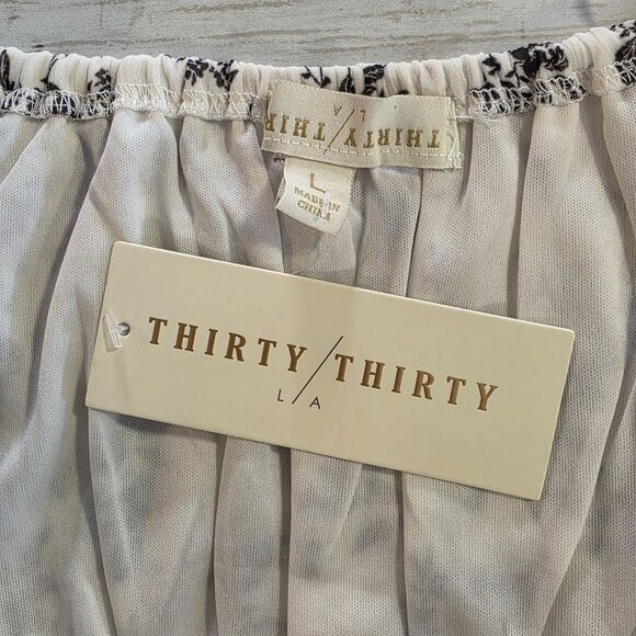 Thirty Thirty LA Babydoll Mini Dress Long Sleeve Floral NEW Sm Cottage Coquette - Picture 5 of 9